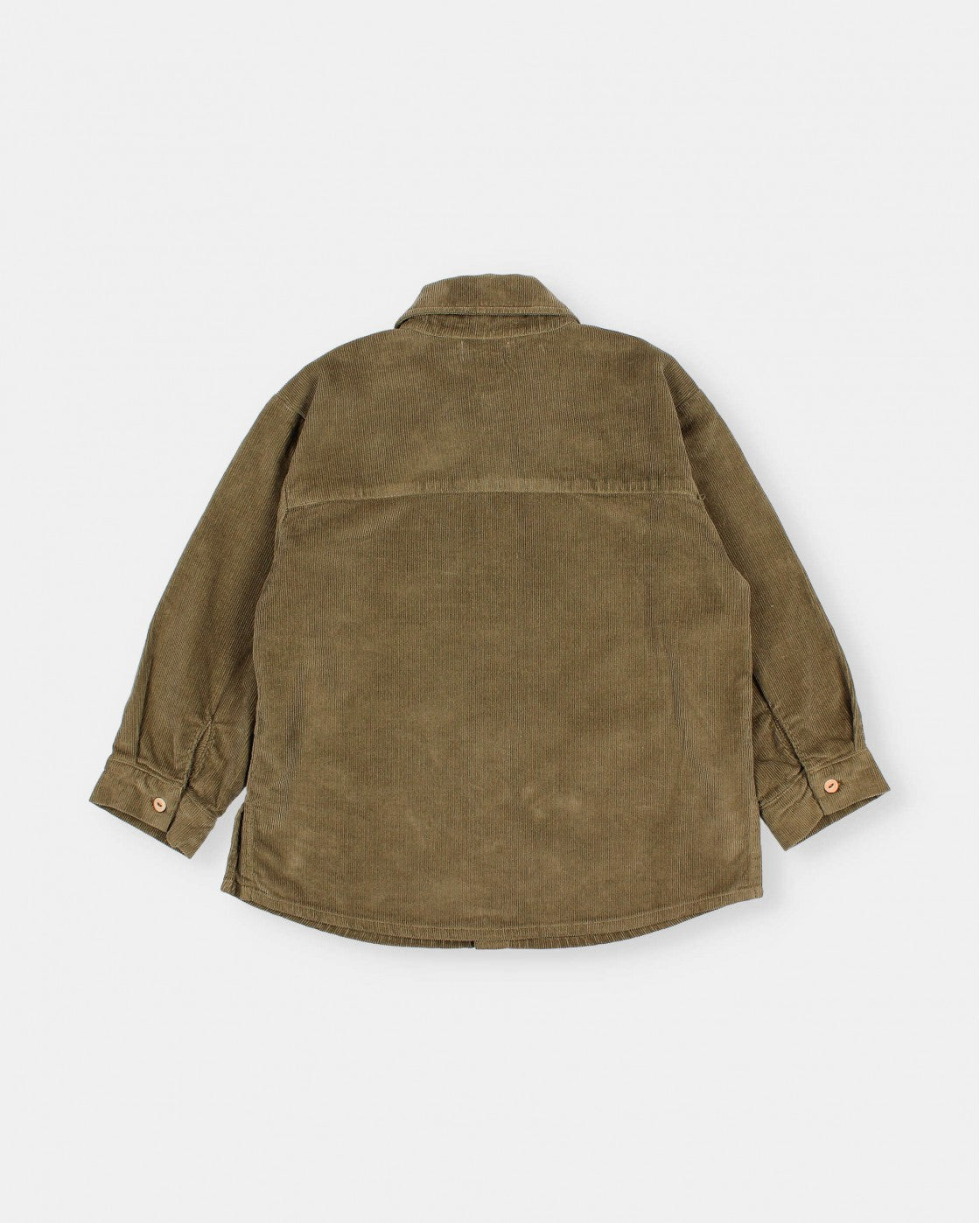 Soft Velour Shirt- Kaki
