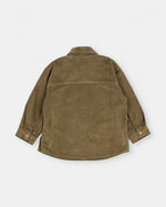 Load image into Gallery viewer, Soft Velour Shirt- Kaki
