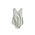 Load image into Gallery viewer, Criss Cross One-Piece- Stripe Away Sea
