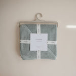 Load image into Gallery viewer, Organic Cotton Hooded Towel- Moss
