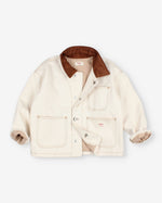 Load image into Gallery viewer, Twill Jacket- Ecru
