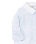 Load image into Gallery viewer, Collar Footie- Blue
