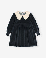 Load image into Gallery viewer, Velvet Dress- Whale
