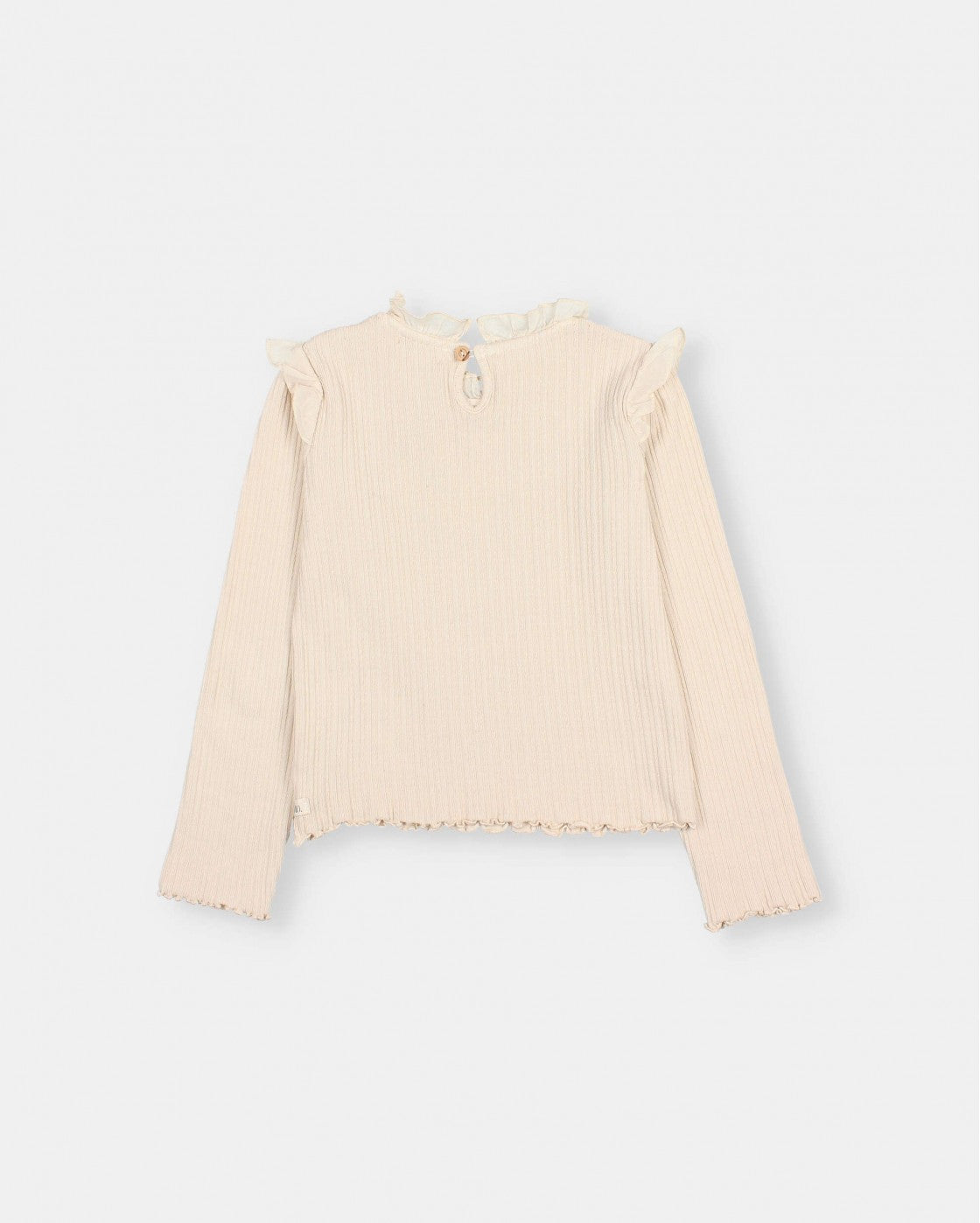 Warm Rib- Tshirt- Ivory