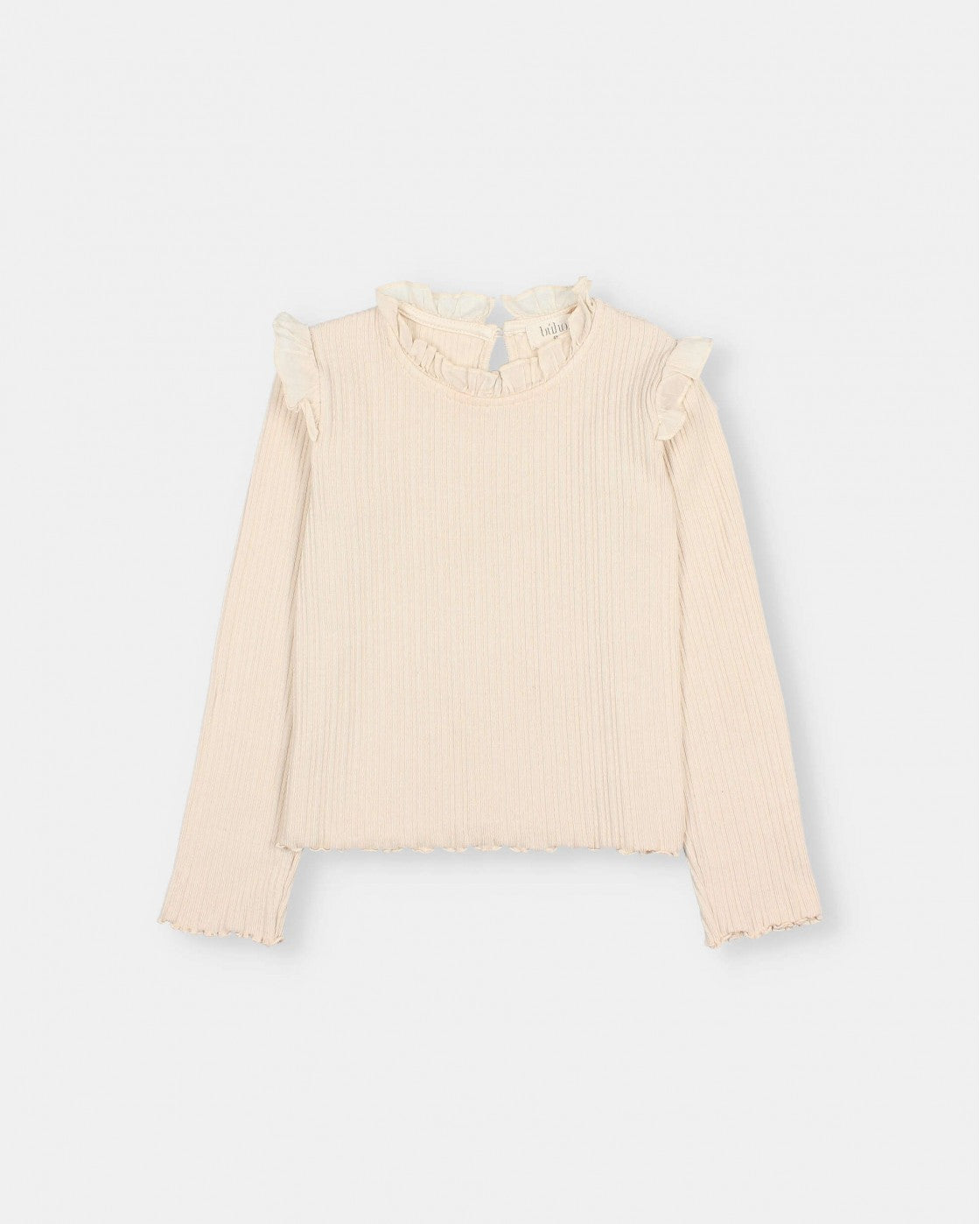 Warm Rib- Tshirt- Ivory