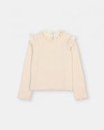 Load image into Gallery viewer, Warm Rib- Tshirt- Ivory
