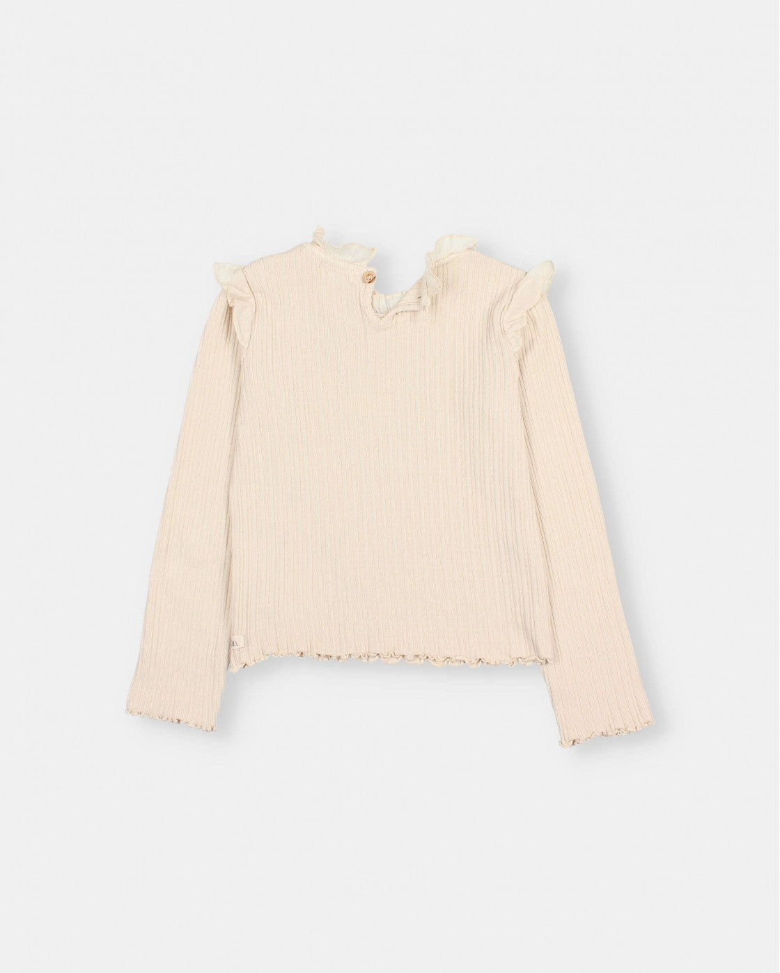 Warm Rib- Tshirt- Ivory
