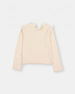 Load image into Gallery viewer, Warm Rib- Tshirt- Ivory
