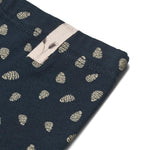 Load image into Gallery viewer, Jersey Leggings Navy Spruce Cone
