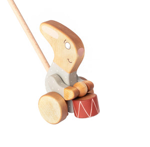 Push Toy- Rabbit with a Drum