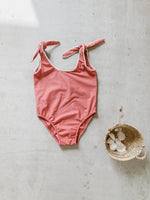 Load image into Gallery viewer, pink one piece swimwear for kids
