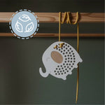 Load image into Gallery viewer, Oliver the Elephant, wooden lacing toy, montessori
