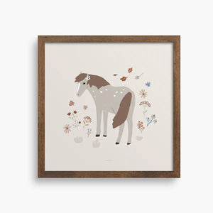 Illustrated Art Print- Pony