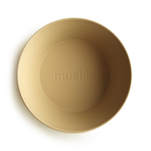 Round Dinnerware Bowls- Set of 2 (Mustard)