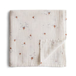 Load image into Gallery viewer, Muslin Swaddle Blanket (Boats)
