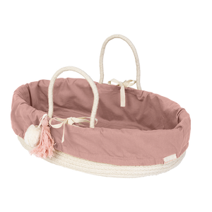 Doll Basket with Cover- Mauve