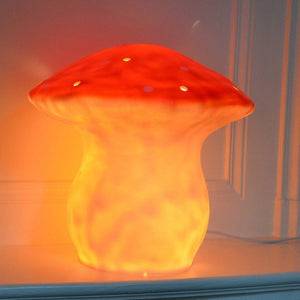 Mushroom Night Lamp- Large Red