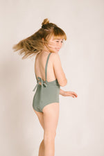 Load image into Gallery viewer, One-Piece Swimsuit- Moss
