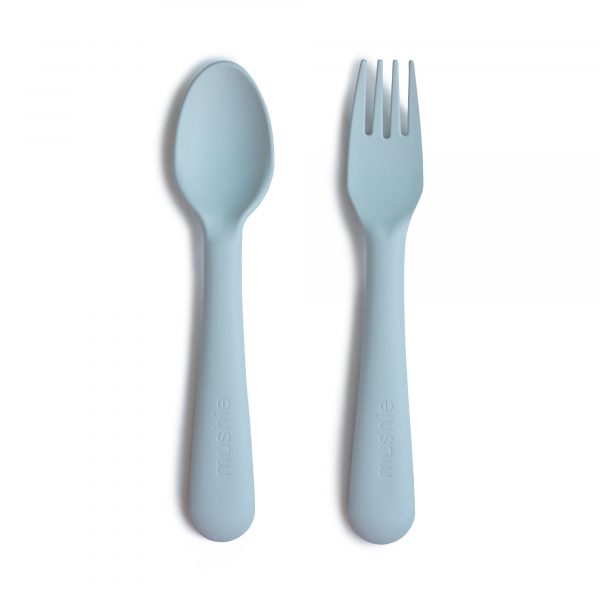 Fork & Spoon Set (Powder Blue)