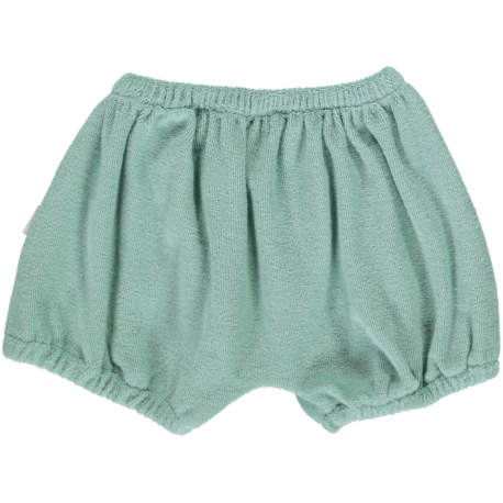 Blue shorts for babies from terry cloth fabric