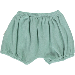 Blue shorts for babies from terry cloth fabric