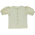 Load image into Gallery viewer, Creamy blouse top for girls made from organic cotton
