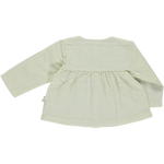 Load image into Gallery viewer, Cotton blouse top for baby girls in cream color
