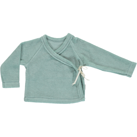 wrap over top for babies in blue color