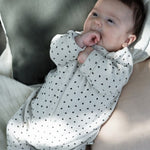 Load image into Gallery viewer, Baby cotton romper with buttons. 

