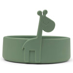 Load image into Gallery viewer, Giraffe Silicone Bowl- Green
