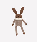 Load image into Gallery viewer, Bunny Knit Toy- Oat Jumpsuit
