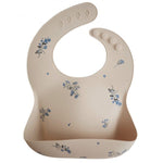 Load image into Gallery viewer, Silicon Baby Bib (Lilac Flowers)
