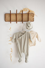 Load image into Gallery viewer, Footed Baby Romper- Jade
