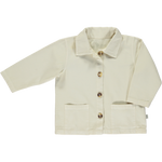 Load image into Gallery viewer, Creamy jacket for kids with front buttons
